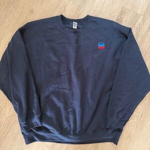 Chevron gas station Crewneck sweatshirt XL